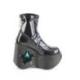 Bottines Plateformes Gothiques LED "Étoiles & Chaînes" Demonia Cult