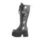 Chaussure Gothique Demonia Blaze LED - Botte Lumineuse Cyber Goth