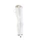 Bottine blanche vernie talon aiguille sexy pleaser