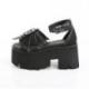 Sandales Plateformes Gothiques "Batwing & Squelette" - Demonia Cult