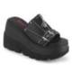Sandales Wedge Demonia Cult Shaker-07 : Le Corset Déstructuré