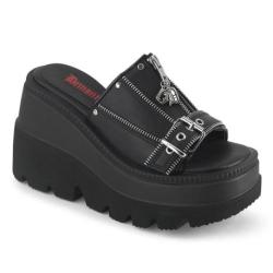 Sandales Wedge Demonia Cult Shaker-07 : Le Corset Déstructuré