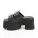 Mules Plateformes Gothiques "Skulls & Chains Demonia Cult Ashes-08