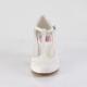 chaussure pin up blanche vintage style années 50