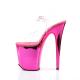 sandale à talon haut rose fuchsia pour performances glamour