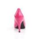 Escarpin haut talon10 cm rose fuchsia vernis grande taille du 36 au 47
