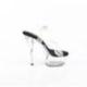 Sandale pole dance transparente talon 15 cm Pleaser KISS208/C-B/C