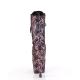 Chaussure pole dance exotic rose imprimé serpent | Pleaser Adore 1040