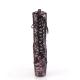 Chaussure pole dance exotic rose imprimé serpent | Pleaser Adore 1040