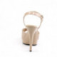 Sandale plateforme nude à talon aiguille 12 cm taille 37