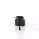 Mule Noire Rétro à Noeud papillon et Talon Évasé 10,8 cm – Pin Up Couture