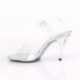 Sandale transparente à talon plexi pailleté Pas chère – taille 38