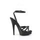Sandale Noire Talon Aiguille 15cm Plateforme 2,5 cm | Sexy & pas chère