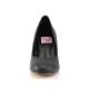 Escarpins noirs rétro talon bobine 7.5cm Pin Up Couture - Promo