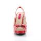 Sandale Pin-Up Rouge Vernie – Talon 11,5 cm Années 50