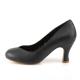 Escarpins Rétro noir à Talon Bobine 7,6 cm | CLEPIED - Promo
