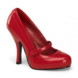 Escarpins Mary Jane Rouge Vintage - Déstockage Pin-Up - PROMO