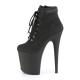 Bottine pole dance noire talon 20 cm Pleaser FLAM800TL-02/BNB/M