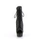 Chaussure pole dance peep toe noire talon 15 cm DEL1021/BPU