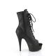 Chaussure pole dance peep toe noire talon 15 cm DEL1021/BPU