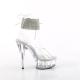 Sandale Plateforme bijou à Bracelet Cheville strass | Pleaser USA