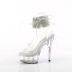 Sandale Plateforme bijou à Bracelet Cheville strass | Pleaser USA