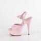 Chaussure pole dance rose talon 15 cm Pleaser DEL609/BP/M