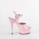 Chaussure pole dance rose talon 15 cm Pleaser DEL609/BP/M