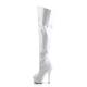 Chaussure pole dance blanche talon 15 cm Pleaser KISS3010/W/M
