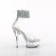 Sandale Pole Exotic Transparente & Strass | talon 15 cm | DEL624RS-02
