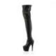 Cuissarde pole dance noir talon 18 cm Pleaser ADO4000/BPU/M