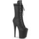 Chaussure pole dance noire talon 20 cm Pleaser FLAM1050WR/BPU/M