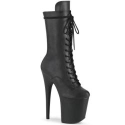 Chaussure pole dance noire talon 20 cm Pleaser FLAM1050WR/BPU/M