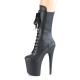 bottine pole dance noire talon 20 cm Pleaser FLAM1050WR/BPU/M