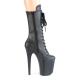 Chaussure pole dance noire talon 20 cm Pleaser FLAM1050WR/BPU/M