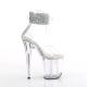 Sandale Pole Exotic Pro FLAMINGO-824RS Plateforme Cristal & Strass