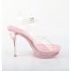 Sandale Plateforme Rose Glamour COCKTAIL-508 - Collection Soirée