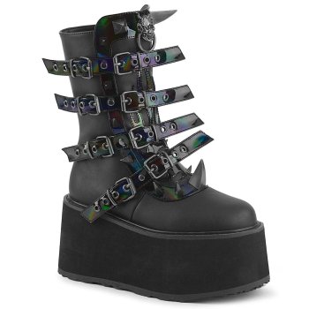 Chaussures Gothiques Femme Demonia Cult [Modèle] - Bottes compensée diable & Griffes