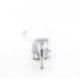 Sandale Transparente Plateforme et Talon Plexi Effet Nu-Pied