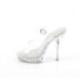Sandale Plateforme Transparente Talon Aiguille 13cm LIP-108