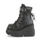 Chaussures Plateforme Gothique Demonia Cult Shaker-60 - Bottines Wedge Industrial