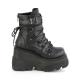 Chaussures Plateforme Gothique Demonia Cult Shaker-60 - Bottines Wedge Industrial