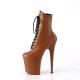 Chaussure pole dance caramel talon 20 cm Pleaser FLAM1020/CAMLPU/M