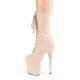 Chaussure pole dance beige talon 20 cm Pleaser FLAM1050FS/BEFS/M