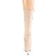 Chaussure pole dance beige talon 20 cm Pleaser FLAM1050FS/BEFS/M