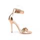 Sandale rose gold talon sexy 13 cm – Grande taille 47
