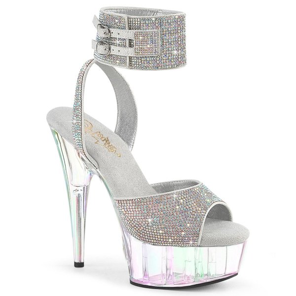 Chaussure pole exotic strass 15cm - DEL691HTRS/SRS/HG - CLePied