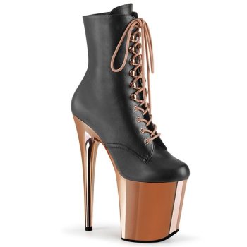 Chaussure pole dance noire mate 20cm - FLAM1020/BPU/ROGLDCH - CLePied