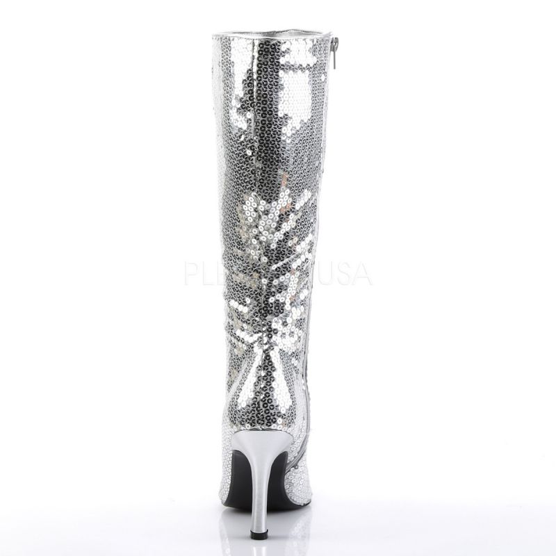 Botte en sequin argent talon pour femme petit prix taille 35 1