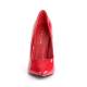 Escarpin rouge vernis à talon sexy de 12 cm - DISCOUNT petit prix grande taille 45